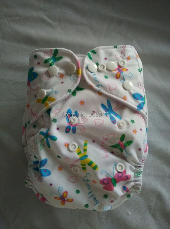 New Design Colorful Wholesale New Prined  Fabric Baby Infant Cloth Diaper 100 sets Resuable Waterproof Nappy one pocket nappies