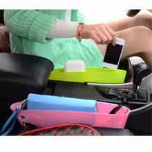 2X автомобильный Органайзер на сиденье, боковой ящик для хранения, держатель для телефона, карман для автомобильного сиденья, органайзер с отверстием для консоли, чехол для телефона, кошелек для денег, ключи