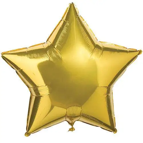12 шт. 18 дюймов белый черный Silve воздушный шар из фольги синяя звезда розового золота воздушный шар из фольги для вечеринки на свадьбу День рождения Декор