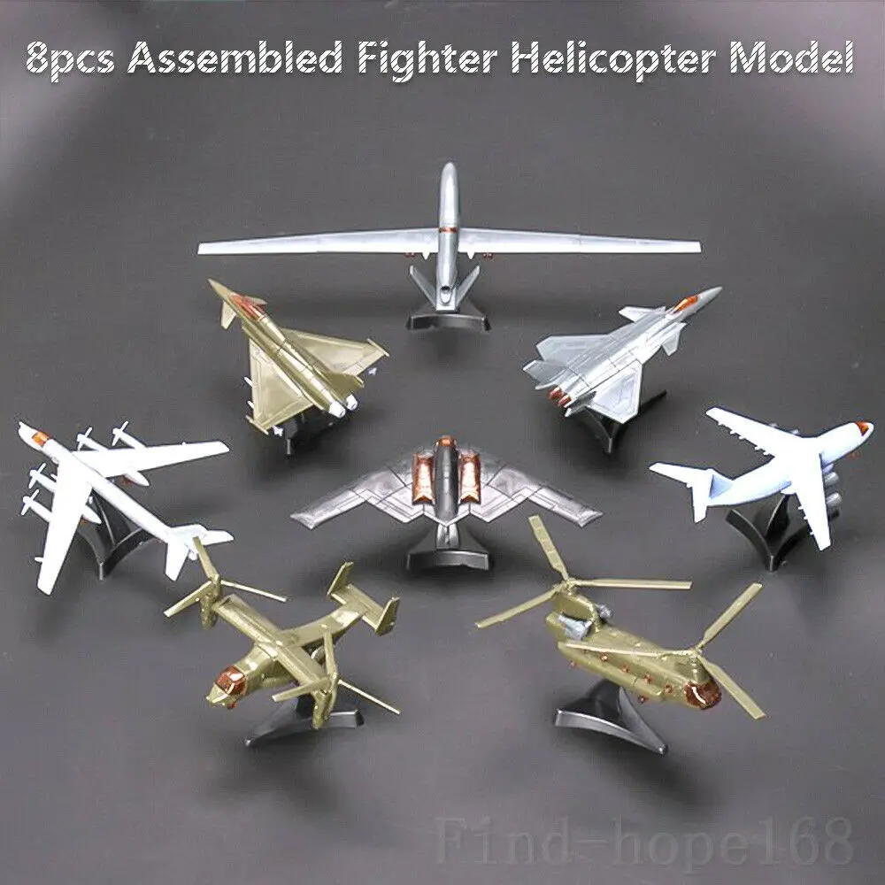 4D Helicopter Aircraft Assembly Puzzle Toy Kit