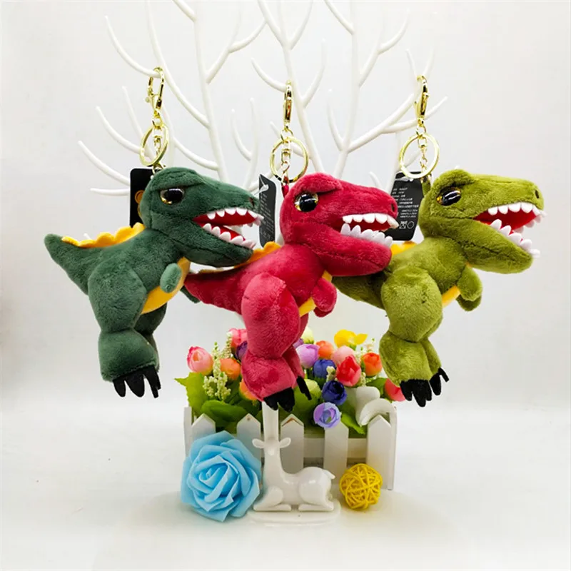 1pc Cartoon Dinosaur Plush Toys Hobbies Cartoon Tyrannosaurus Stuffed Toy Dolls keychain For Children Boys Baby Gift 1pc Cartoon Dinosaur Plush Toys Hobbies Cartoon Tyrannosaurus Stuffed Toy Dolls keychain For Children Boys Baby Gift