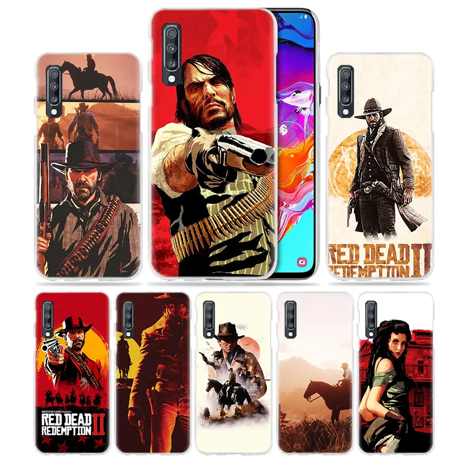 

Red Dead Redemption Case for Samsung Galaxy A50 A70 A80 A20e A60 A40 A30 A20 A10 A8 A6 Plus A9 A7 2018 Hard PC Phone Coque Cover