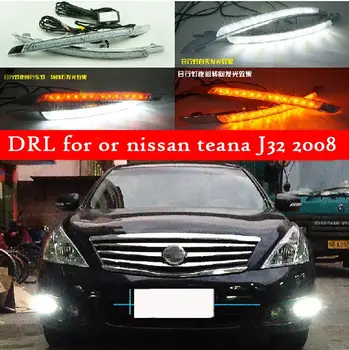 

Hot sale Ultra-bright LED fog lamp light LED DRL daytime running light turn signals light for nissan teana J32 2008 2009 2010