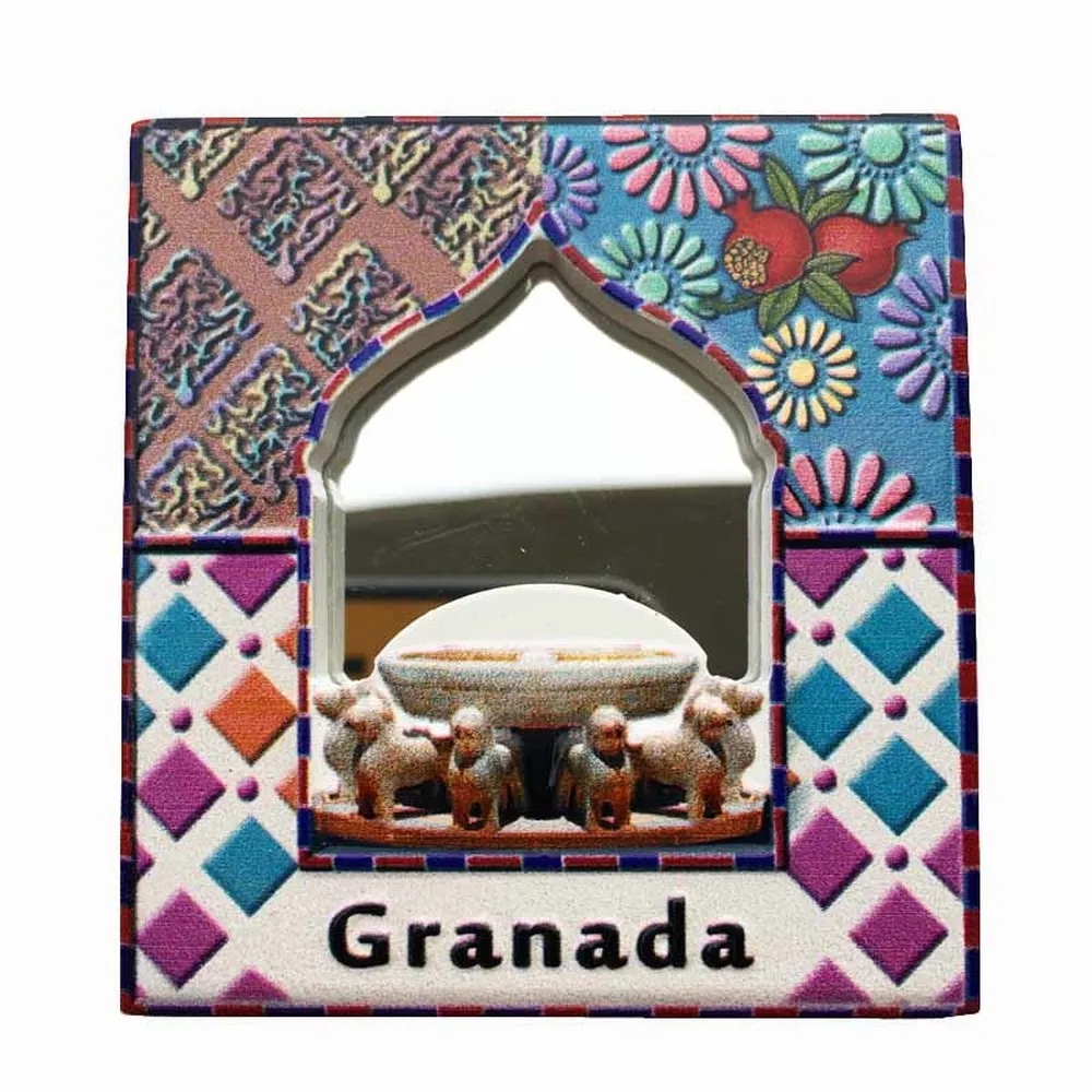 

BABELEMI Exquisite Alhambra Granada Spain Refrigerator Magnet 3D Fridge Magnets Travel Souvenirs Home Decoration Accessories