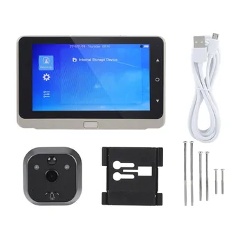 

Digital LED Display Color Screen 5.0 Inches Doorbell Viewer Door Peephole Viewer Camera Door Eye Video record Wide Angle 160