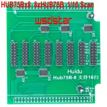 HUIDU HUB75Bx8 8xHUB75B Поддержка 1/16 сканирования Поддержка HD-C10 HD C10 HD-C30 HD C30 светодиодный контроллер карты