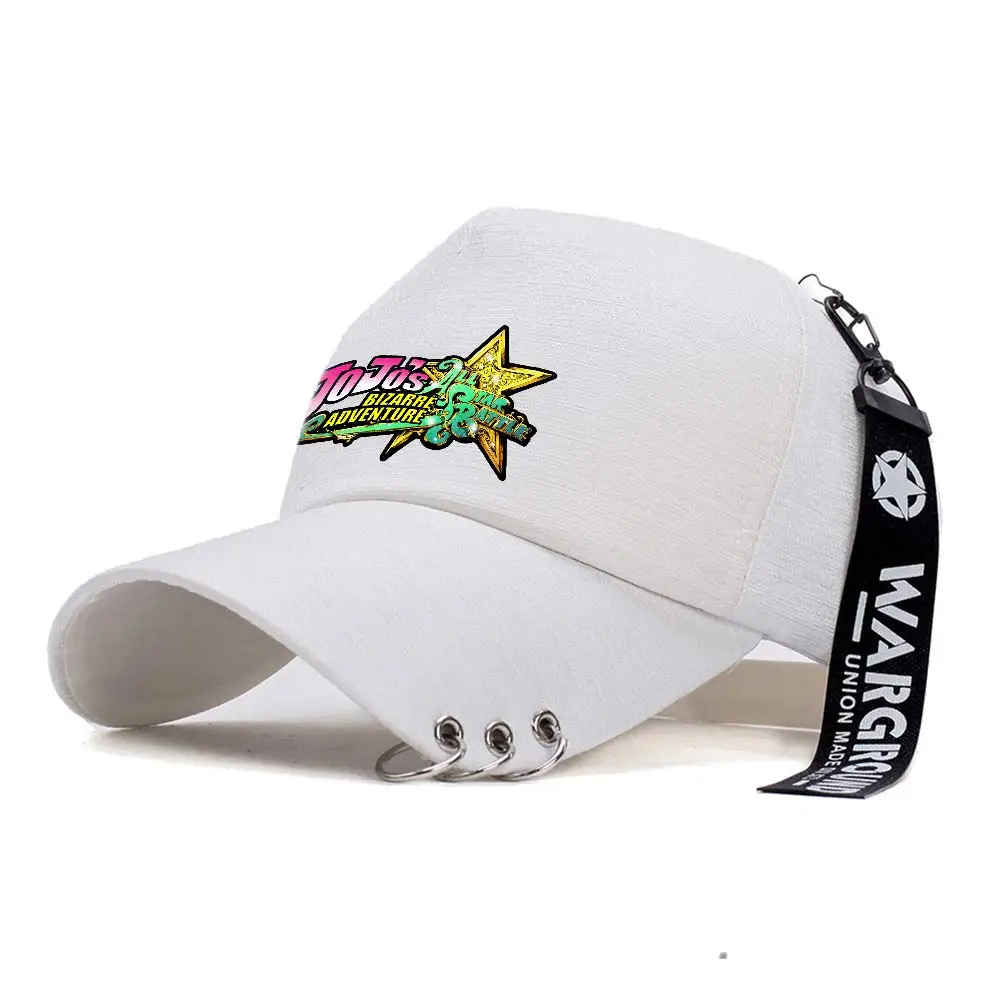 ESHOP JoJo's bizare Adventure Logo бейсбольная кепка Kujo Jotaro хип-хоп модная шляпа панка Gorras Bone