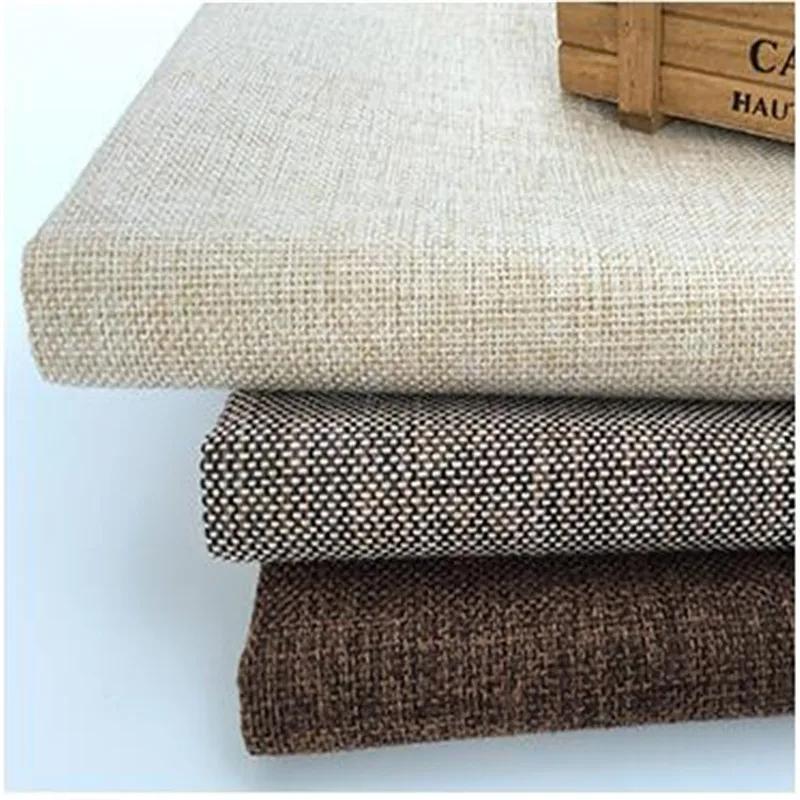 

145cm width cotton linen fiber fabric cloth hemp Fabric for bolster cushion sofa Crafts Accessories A168