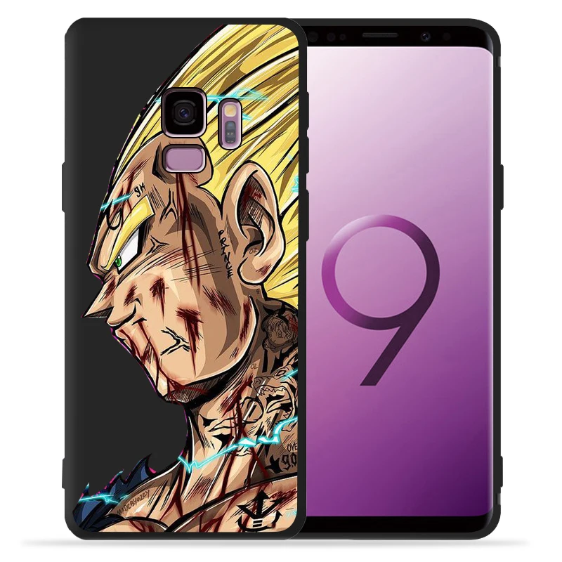 Dragon Ball Супер Гоку Вегета Дракон Чехол для телефона для чехол для Samsung Galaxy S9 S8 S10 плюс S7 S6 край S10 Lite Note9 8 крышка Etui - Цвет: 11