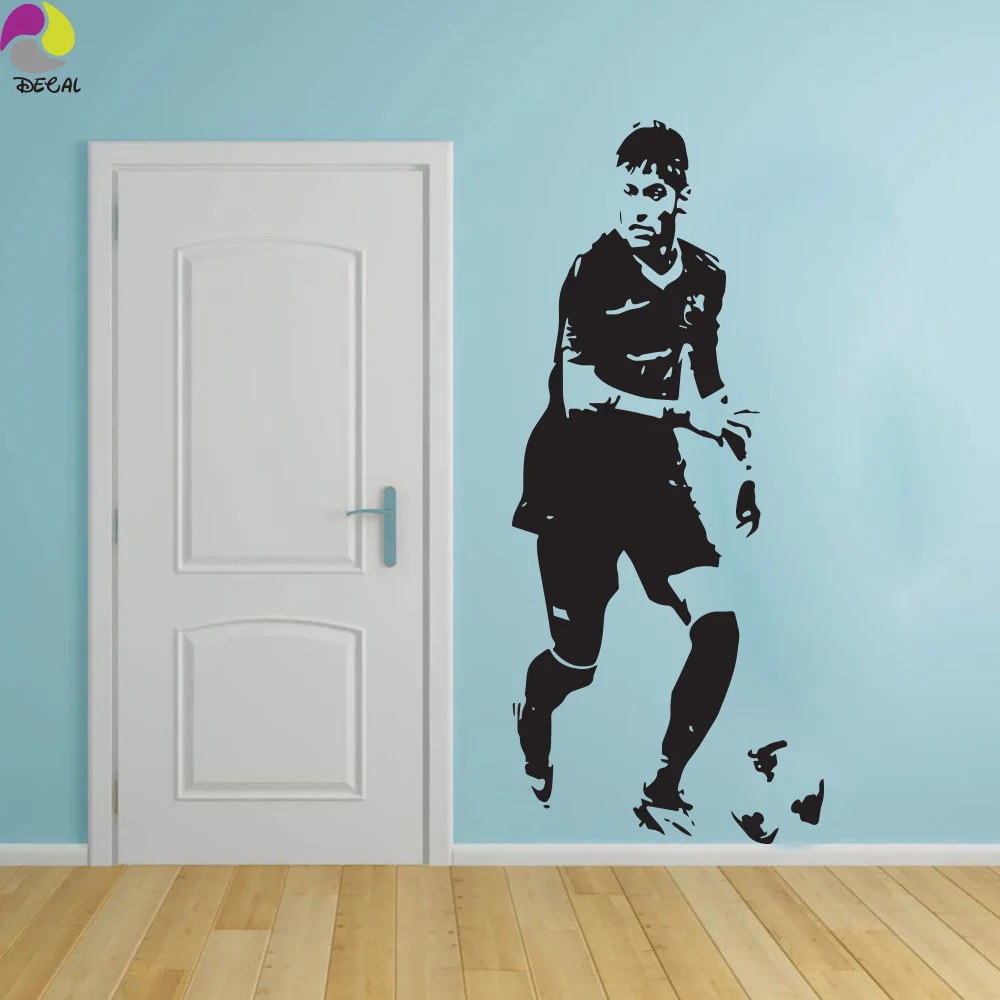 Da Silva Neymar Barcelona Stiker Dinding Kamar Tidur Anak Laki