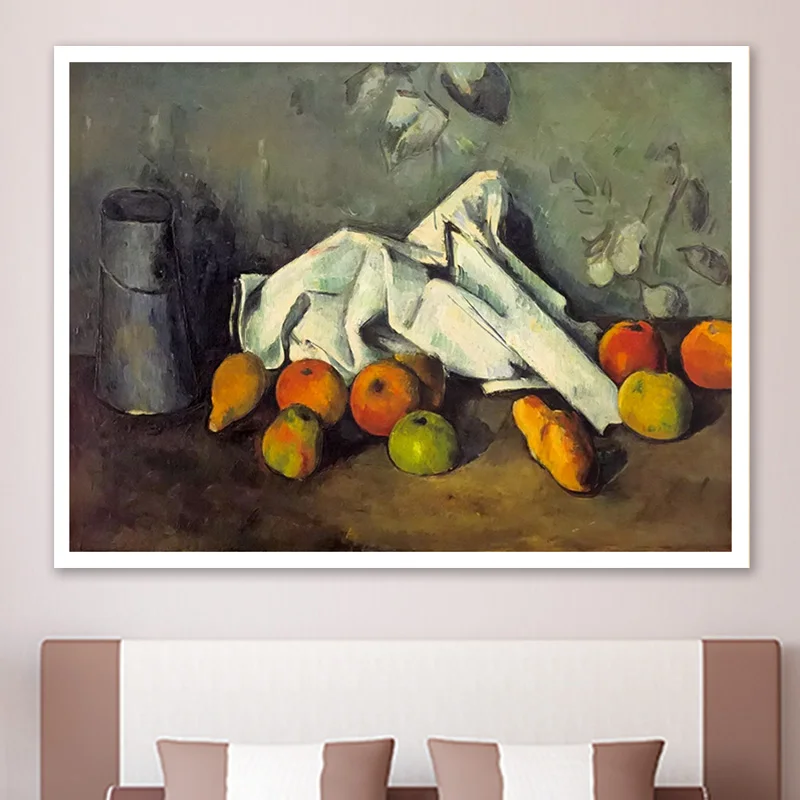 

diy painting by numbers Paul Cezanne Still life impressionism living room dencorative paint adult hand drawing