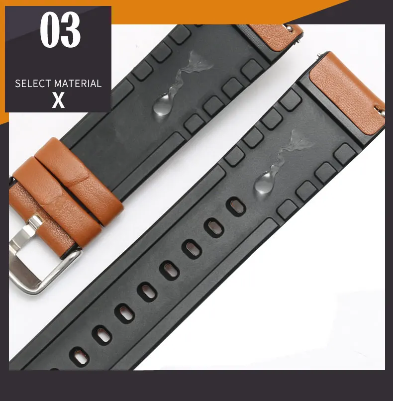 22 мм ремешок для huawei Watch GT samsung galaxy watch 46 мм S3 Frontier ремень кожаный ремешок для часов huami amazfit 1/2 браслет
