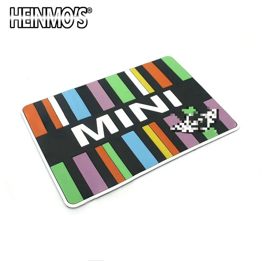 Для MINI Cooper R56 S One Аксессуары Противоскользящий коврик для авто для MINI Countryman R60 автомобильный резиновый коврик для MINI R55 F54 F56 F60 - Название цвета: Rainbow