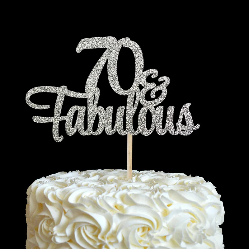 Decorations De Gateau Fabuleux De 70 Ans Nombreuses Couleurs A Paillettes Fournitures De Decoration Pour Anniversaire Accessoires De Gateau Aliexpress Decorations De Gateau Fabuleux De 70 Ans Nombreuses Couleurs A Paillettes Fournitures De Decoration Pour Anniversaire Accessoires De Gateau Aliexpress