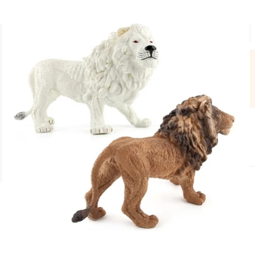 Simulation forest wild zoo plastic animals figure model large tiger lion zebra furnishings wild forest animal ChildrenToys