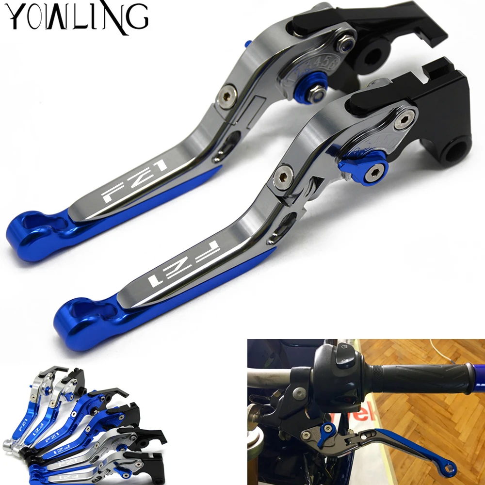 Motorcycle CNC Adjustable Folding Extendable Brake Clutch Lever FOR YAMAHA FZ1 FAZER 2001 2004 2005 Brake Lever Clutch Handle Motorcycle CNC Adjustable Folding Extendable Brake Clutch Lever FOR YAMAHA FZ1 FAZER 2001 2004 2005 Brake Lever Clutch Handle