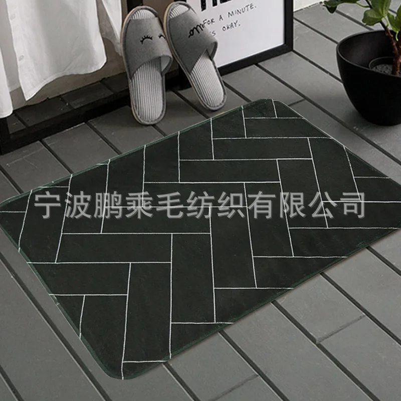 Простой корейский коврик/кухонный Коврик для прихожей Противоскользящий Балконный коврик для ванной комнаты/коврик для гардероба