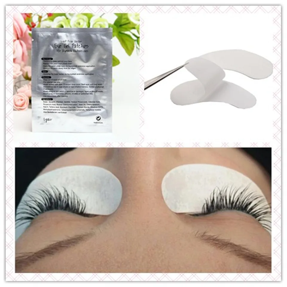 

30/50/100Pairs under Eye Pad for Eyelashes Extension Silk Korea Material Eye Gel Pad Lint Free Eye Patch for Eyelash Extension