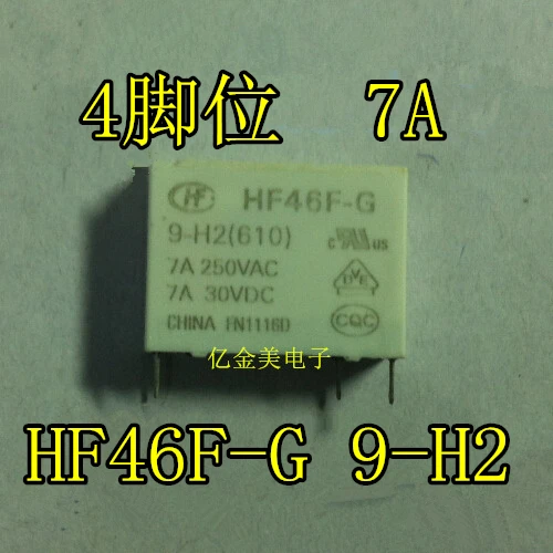 Реле hf46f характеристики