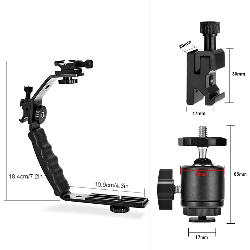 Кронштейн для DSLR камеры с подкладом ручной держатель L кронштейны сверхмощный