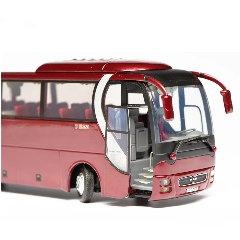 Коллекционная модель из сплава в подарок масштаб 1:42 Yutong ZK6120R41 человек Лев звезда