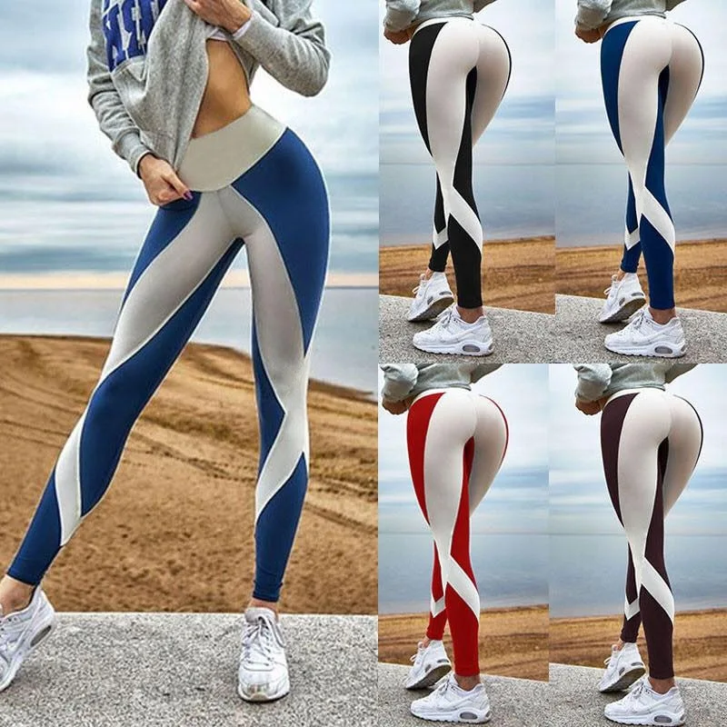 

Women Yoga Pants Elastic Legging Tights Skinny Pants Female Running Jogger Fitness Gym Workout Track Pants Sweatpants Yoga Wear