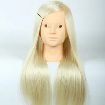 

Mannequin Head Salon 20Inch White Hair Training Hairdressing Doll Heads Practice Cosmetology Mannequins Hair Styling