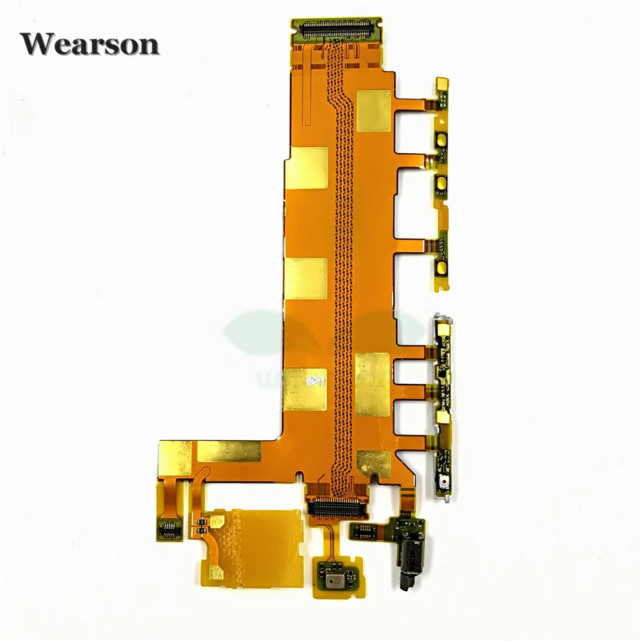 For Sony Xperia Z3 3G D6653 D6603 Power Camera Button Volume Key Main Flex Cable With Microphone Buzzer Tested  (1)