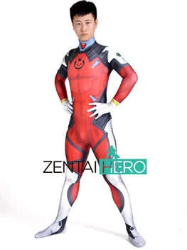 

Free Shipping 3D Print Custom Made D.VA Deadpool Mix Version Costume Halloween Cosplay Zentai Suit Game Costume For Adult/Kids