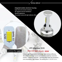 fog light white CJXMX H7 LED Car Fog Light Bulbs 1600LM 6500K White 3000K Yellow H1 H3 H4 H11 9005/HB3 9006/HB4 1156 Led Auto Lamp Driving Bulbs (3)
