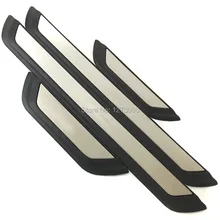 2014 Toyota RAV4 Stainless Steel LED Door Sill Scuff Plate Trim,4pcs/set Dual Tone Door Sills with LED for Toyota RAV4 2009 2013 car stainless steel door sills scuff plate fit for 2017 hyundai solaris hatchback sedan dual tone door sills