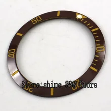 38 мм кофейная Керамическая рамка вставка для 40 мм sub мужские часы