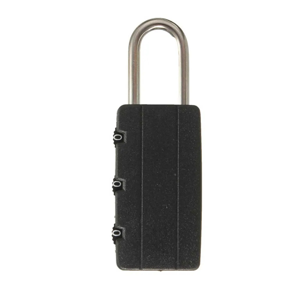 Привлекательная цена 1 шт безопасные замки безопасности комбинации Путешествия багаж сумка с ключом шкафчик с навесным замком чемодан замок шкафа ящика - Цвет: black