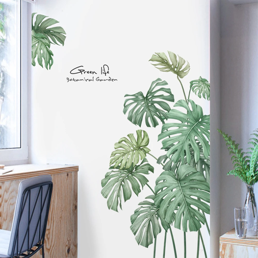 

Sticker Home Decor House Wall Sticker Forest Style Beautiful Leaves Creative For Home Decor Removable Livingroom Decor