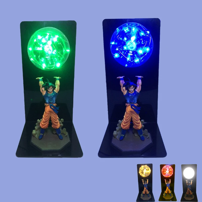 

Creative Dragon Ball Z Goku Strength Bombs Night Lamp Colorful Table Lamp LED Bedroom Decor Lighting For US Dropshipping 110V
