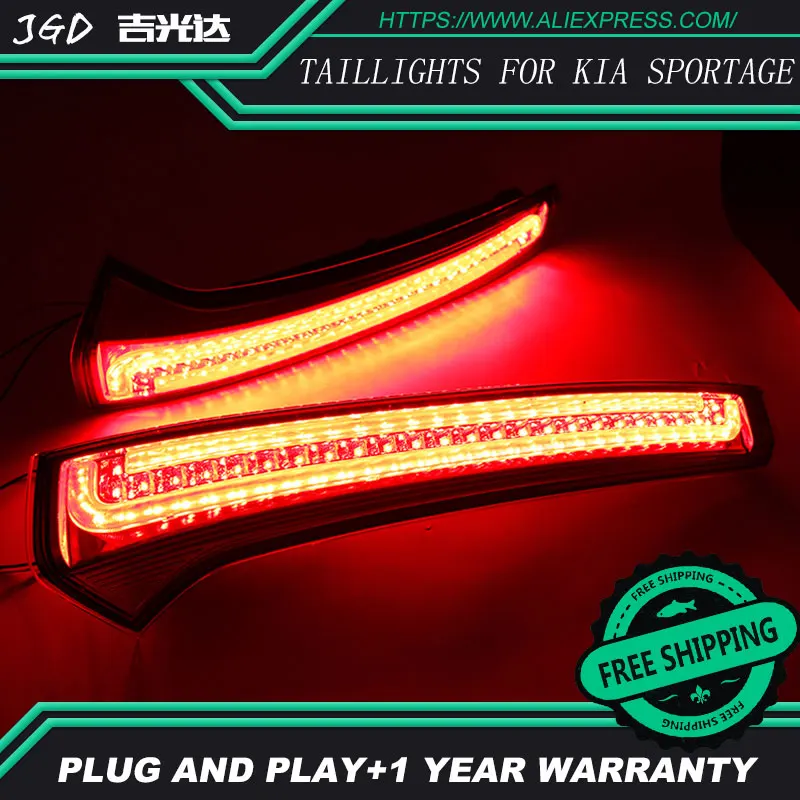 Free Shipping Tail Light Parking Warning Rear Bumper Reflector For KlA Sportage Cerato SportageR Ceed 2007