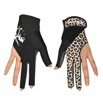

Lycra Billiards Gloves Breathable Non-slip Elastic Three-finger Fingerless Accessories Hand Gloves Sports Gloves