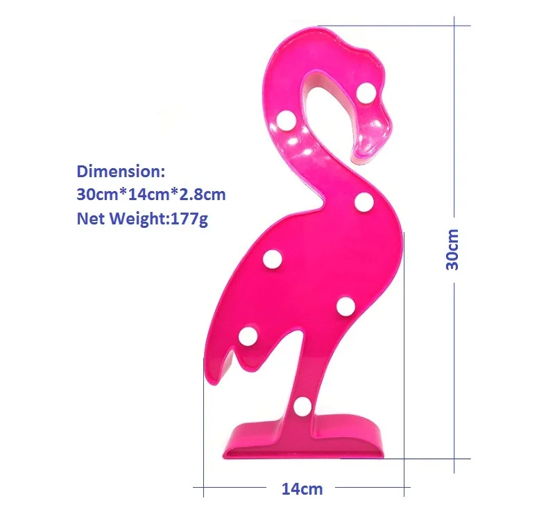 ReBlue Flamingo Night Light 3D Lamp luminaria  Nightlight Kids Room Lamp veilleuse 3D Unicorn Light For Children Wireless Light9
