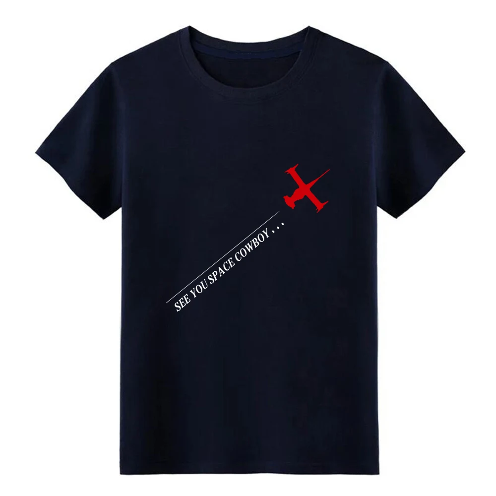 Cowboy Bebop t shirt Knitted tee shirt round Neck male Crazy New Fashion Spring Autumn Letters shirt