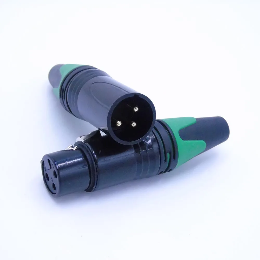 Высококачественный коннектор xlr 20 шт./лот аудиоразъем микрофонный штекер с 10 шт.
