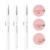 3 шт./компл. Kolinsky Gel Nail Art Line Painting Brushes Crystal Acrylic Thin Liner Drawing Pen Nail Art Маникюрный Набор Инструментов