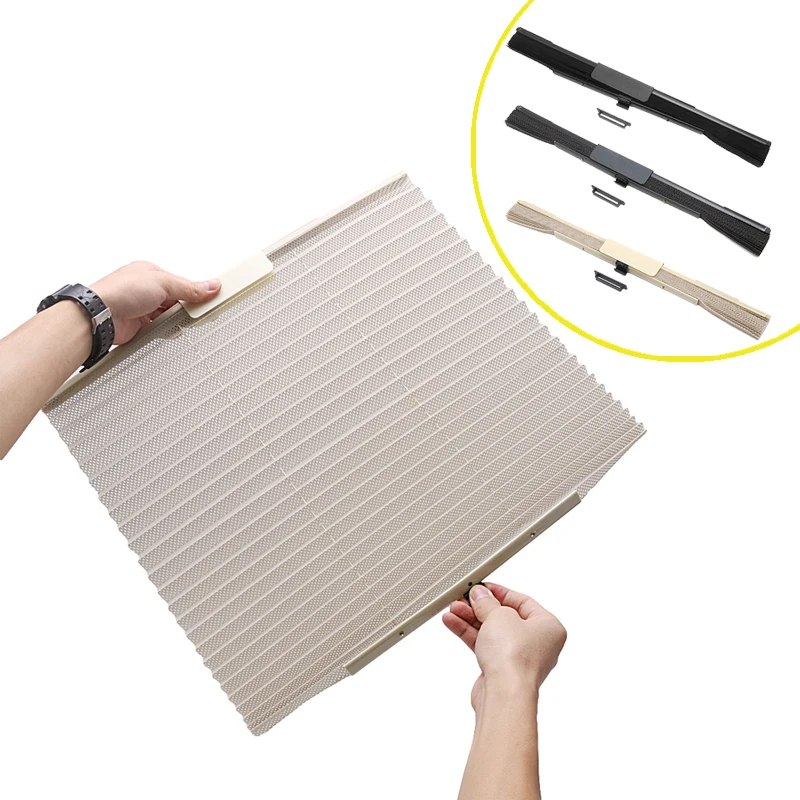 

2019 New Car Retractable Side Rear Window Mesh Sun-shading Curtain Roller Blind Sun shade