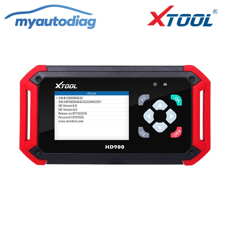 Продвижение XTOOL Новое поступление HD900 Eobd2 OBD2 подключению CAN-шины Авто Heavy Duty диагностический сканер читатель кода считыватель кодов XTOOL HD900