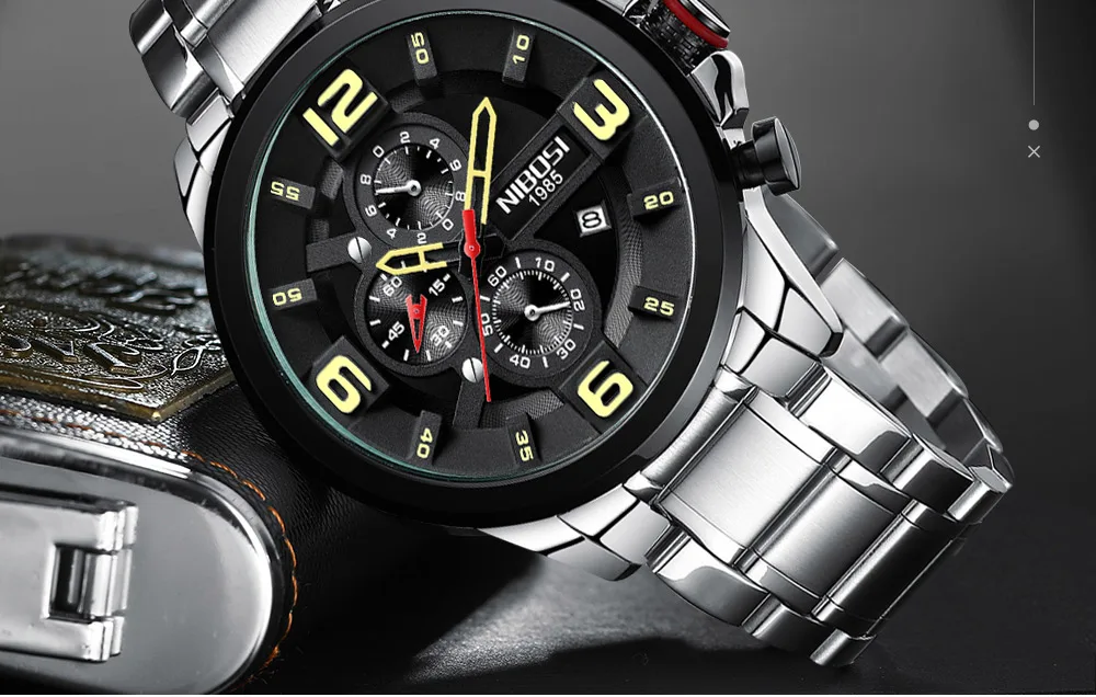 Relogio Masculino NIBOSI Men Watches Top Brand Luxury Waterproof Sports Watches For men Stainless Steel Clock Reloj Hombre 2018  (19)
