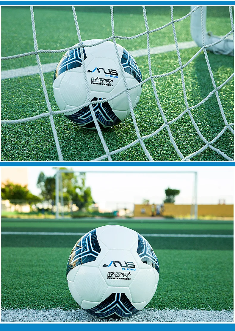 JANUS Профессиональный бесшовный футбольный мяч, стандартный размер 5, тренировочный футбольный мяч из искусственной кожи, размер 4, для детей и взрослых