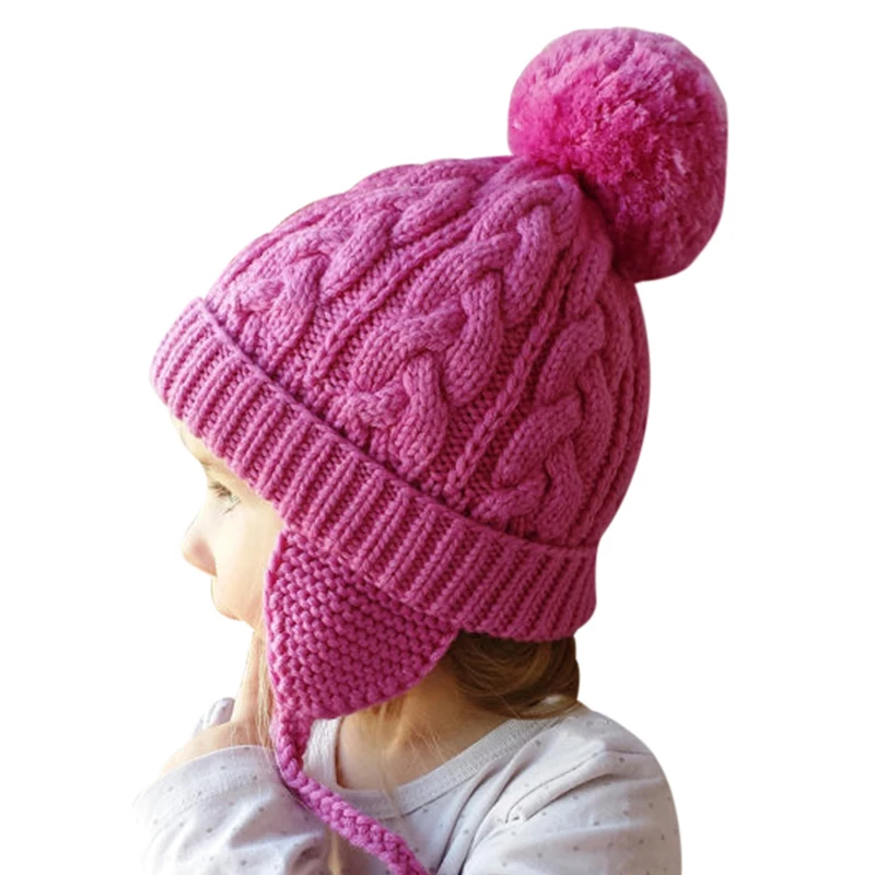Children Hat Cute Baby Winter Hats Warm Infant Beanie Kids Cap 2017