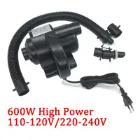 2018 Electric Air Pump 600W High Power Air Compressor for Air Bed Mattress Inflatable Hovercraft Boat Pump AC 220V-240V Adapter