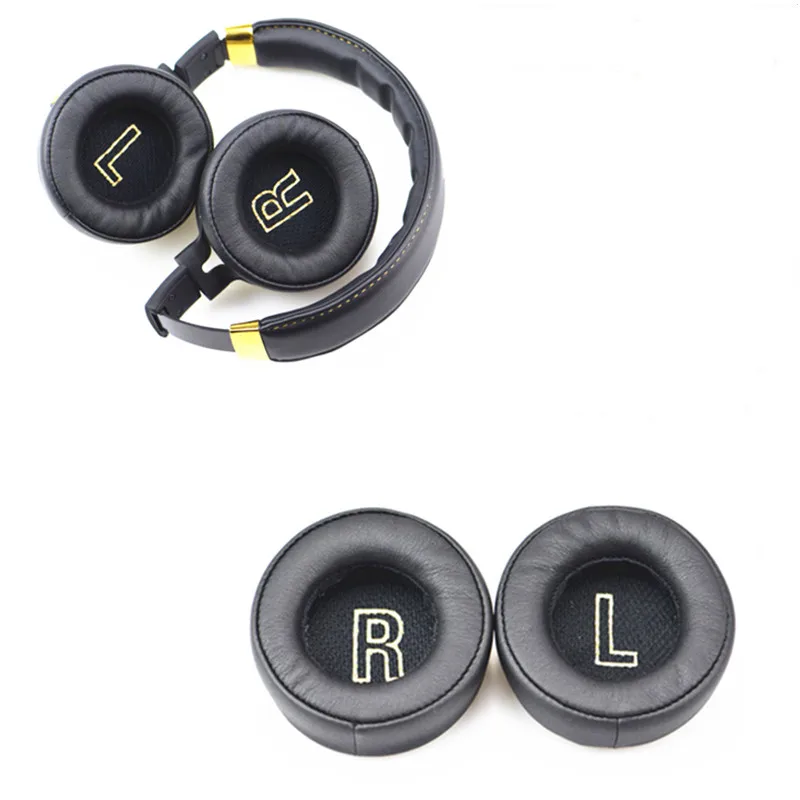 Linhuipad 1 pairs black color Replacement headphone Earpads Ear Pads Cushions with Snap Clip for Xiaomi Mi HiFi Headphones