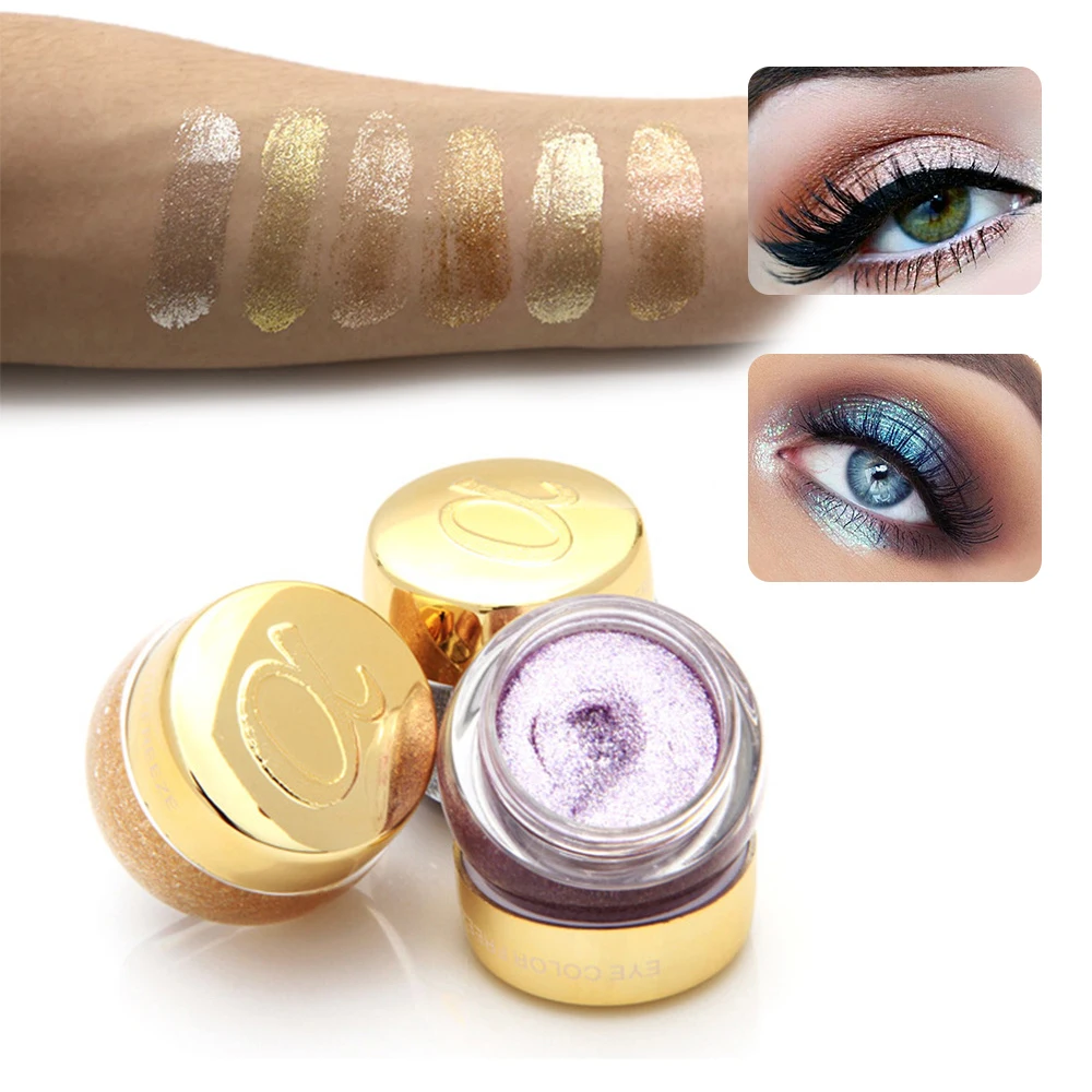16 Colors Alpha Single Glitter Eye Shadow Jelly Gel Party Metallic