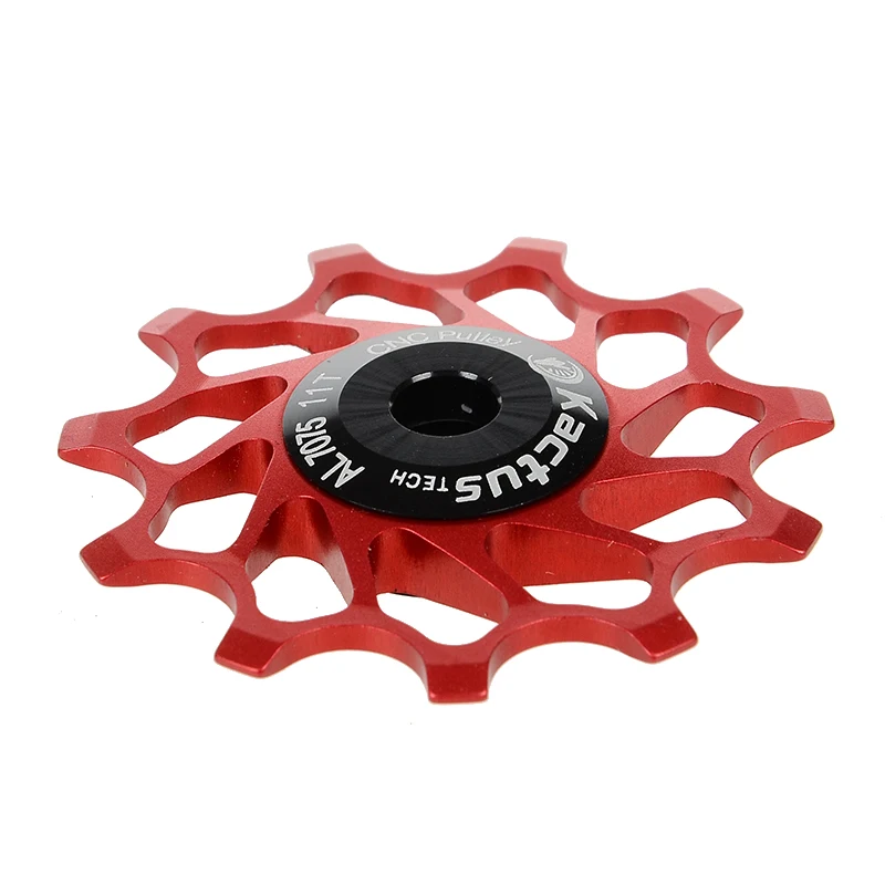 11T Ceramic Pulley CNC Machined Bicycle Rear Derailleur Steel Bearing Wheel MTB Road Bike Guide Roller Bearing Part Accessory Set 9g (6)
